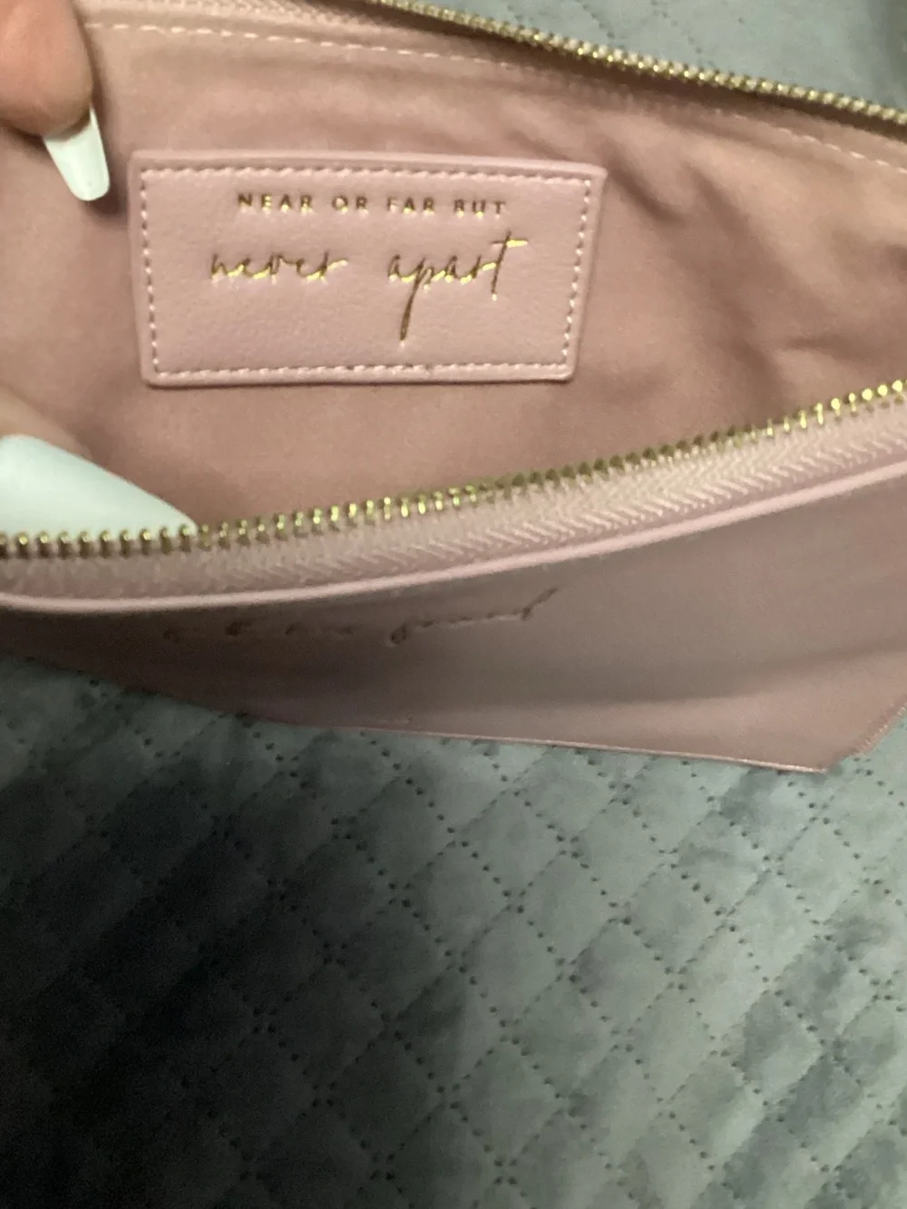 Katie Loxton London 'Fabulous Friend' - Mauve-Pink Wristlet/Pouch/Make-up Bag